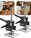 2 Pack Labor Saving Arm Jacks Beefy 220 LB Heavy Duty Furniture Lifters With 6.5 Inch Adjustable Height for DIY Home Improvement Black