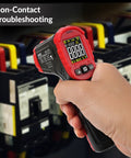 Non Contact Infrared Thermometer Gun For Cooking And Grilling, Digital Infrared Temp Reader For Candy, Food, Pizza Oven, Grill And Engine, Temperature Gun With 12 To 1 Distance To Spot, Backlit Display, Auto Off, Low Battery Alert Range -58F To 1112F, red and black handheld