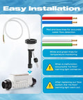 Replacement Flow Switch For IntelliChlor IC Series Salt Chlorinator Cells With 4 Wire Connection Beefed Up Pro Grade Pool Flow Sensor Switch 520736 Compatible With IC40 IC60 IC20 IC15 Durable Steel Sensing Parts. Easy install flow switch with 4-wire cable for pool chlorinator