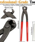 Clamp pincer and tweezers for 360 Piece Ear Hose Clamp Kit With Stepless 5.3 To 36.1mm Range, 304 Stainless Steel Cinch Rings