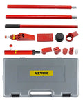 6 Ton Porta Power Kit With 1.2m Oil Hose Hydraulic Jack Ram For Auto Body Frame Repair And Restoration, parts layout with case