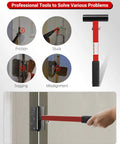4 in 1 Hinge Gap Adjusting Wrench Kit For Cabinet And Door Alignment, Heavy Duty Pro Grade Door Hinge Adjustment Tool demonstration