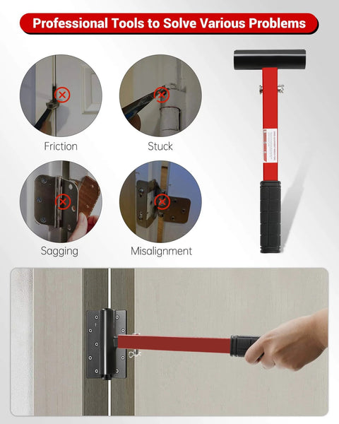 4 in 1 Hinge Gap Adjusting Wrench Kit For Cabinet And Door Alignment, Heavy Duty Pro Grade Door Hinge Adjustment Tool demonstration