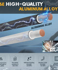 High-quality aluminum alloy cable with electrical effects, showcasing its properties and durability, ideal for ATVMaster Winch Remote Handle.