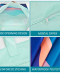 Two Pack Large Travel Laundry Bags With Handle Waterproof Washable Dirty Clothes Bags For Travel Wet And Dry Use 18 By 23 Inches