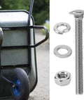 Heavy Duty 14 Piece 304 Stainless Steel Wheelbarrow Bolts And Nut Kit with carriage bolts five sixteen inch next to wheelbarrow