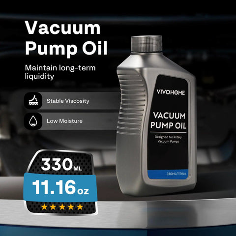 Pro Perfection Heavy Duty Vacuum Pump Oil For AC Service And Refrigerant Recovery 4 Pack 330ml Each Anti Foaming Blend bottle with label