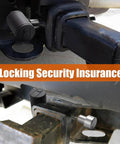 Stainless 5/8 Inch Hitch Receiver Lock Pin for Class III and IV 2-1/2 Inch Hitches Universal Trailer Lock installed view