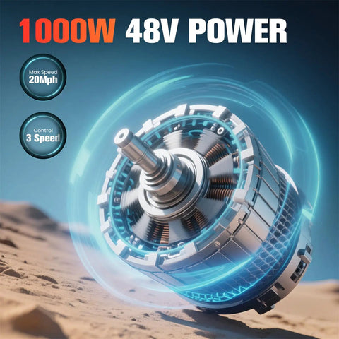 1000W 48V motor detail for Kid Friendly All Terrain Electric Go Kart With 48V 1000W Motor And Parental Speed Control