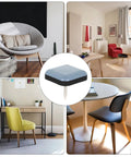 16 Pack Chair Glides And Furniture Sliders For Hardwood And Linoleum Floors, PTFE And Iron Material, No Squeak Round Pad