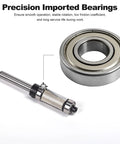 Top And Bottom Bearing Flush Trim Router Bits Set 1/4 Inch Shank For Laminate And Template Work, showing precision bearing