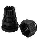 Plastic Waterproof Adjustable Cable Glands And Joints Set For PG7 PG9 PG11 PG13.5 And PG16 With 3.5 To 13mm Cable Range, pack of 20