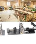Pro Grade Aluminum Pocket Hole Jig Kit With Dowel Drill And Joinery Screws Woodworking Guides in a workshop setting