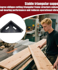Heavy Duty Table Saw Crosscut Sled With Bevel Sliding Plate delivers accurate 45 degree angles for woodworking stability.