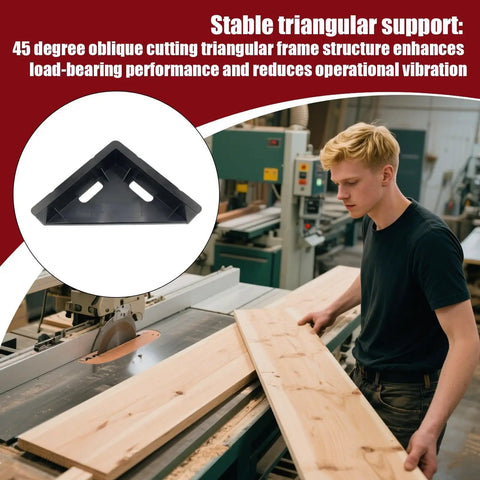 Heavy Duty Table Saw Crosscut Sled With Bevel Sliding Plate delivers accurate 45 degree angles for woodworking stability.