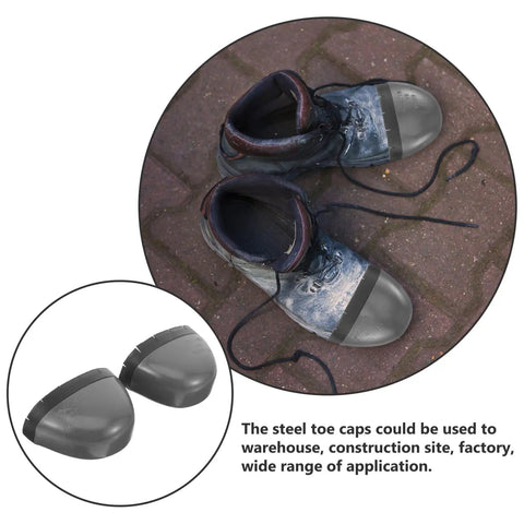 Steel Toe Shoe Covers With Durable Anti Smashed Steel Toe Caps For Boots Universal Fit Easy Slip On Tough As Nails Protection To Keep Your Feet Safe On The Job Real Worksite Ready Safety Footwear Accessory 3.54 X 2.36 X 1.57 Inches