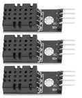 Three Pack DHT20 Digital Temperature Humidity Sensor With I2C Interface For HVAC Systems Dehumidifiers And Testing Equipment Pro Grade