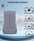Upgraded 5000mAh Intelligent Flight Battery For DJI Mini 5 Pro Mini 4 Pro Mini 3 Pro Mini 3 with compatible models shown