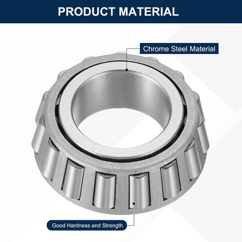 Tapered Roller Bearing Cone 30Mm Bore 55Mm OD 20.5Mm Thick Chrome Steel Heavy Duty Load Bearing ABEC3 material focus