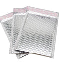 50 Pack 7x9 Inch Metallic Bubble Mailers Silver Self Seal Padded Envelopes For Shipping Shockproof And Waterproof Protection