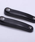 Square Hole Ebike Crank Arm Forged Alloy 6061 For Mid Mounted Motors 127mm 140mm 152mm 160mm 165mm 170mm 175mm Beefy High Strength Durable Torque Ready Replacement, black pair