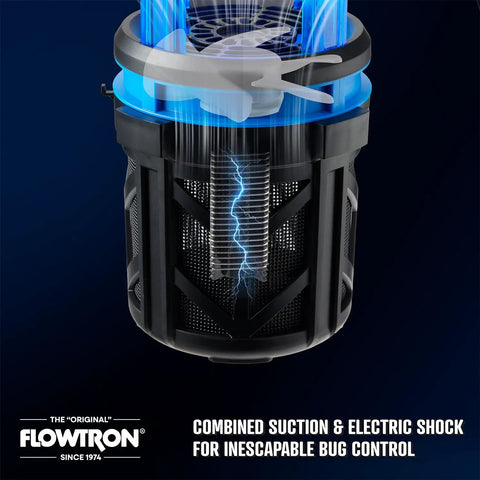Indoor Outdoor Bug Trap Zapper With UV Light And Fan 800 Volt Stun Grid Delivers 530 Sq Ft Coverage Silent Insect Killer