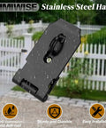 Badass Stainless Steel Hasp Latch Built Different For Heavy Duty Padlock Security On Gates Sheds Barns And Home Doors 3 Inch Matte Black in rain