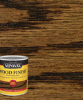 Killer Dark Walnut Oil Based Wood Stain For Interior Projects one quart package with rich wood texture background.