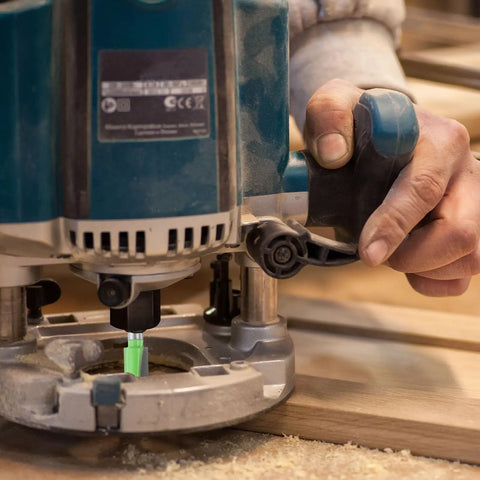 Pro Grade Bottom Cleaning Router Bit With One Quarter Inch Shank Carbide Tip For Spoilboard Surfacing Planing And Slab Flattening