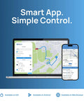 Smart app dashboard displaying location tracking for Keep Tight Tabs On Your Ride With This Hardwired Real Time GPS Tracker Using Reliable 4G Cellular Networks For Dead Nuts Accurate Location Tracking And Mobile App Dashboard Access.