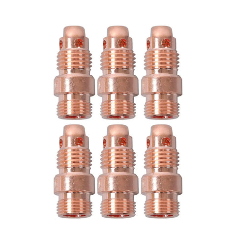 Pro Grade TIG Welding Torch Repair Kit With Gas Lens Alumina Nozzles Glass Cups And Collet Set for WP 17 18 26 Torches, copper gas lens