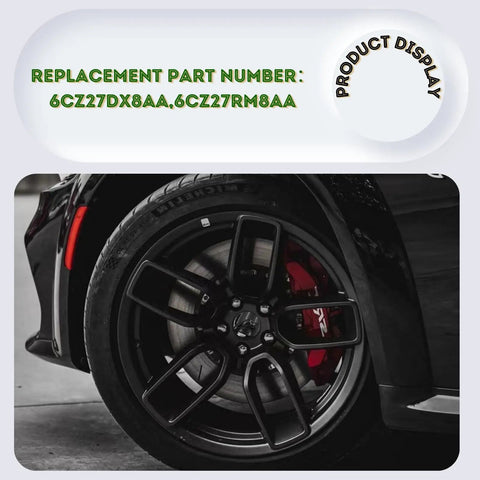 Dodge Wheel Center Cap Covers Hub Cap Emblem Badge Trim 63mm 2.5 Inch Replacement Fits Charger Challenger Durango Dart RT