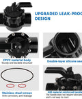 3 Way Pool Valve 3 Port Diverter Replacement For Standard Plumbing Heavy Duty 2 To 2 And A Half Inch CPVC Pipe showing upgraded leak-proof design.