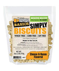 Package of Cheese And Bacon Simply Biscuits For Dogs Medium Pack Wheat Free Corn Free Soy Free Healthy Treat Made In The USA