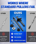 Drop Dead Simple Gimbal Bearing Puller And Installer Jig For Alpha Alpha One Mr Bravo Omc Cobra Volvo Sterndrives parts comparison image.
