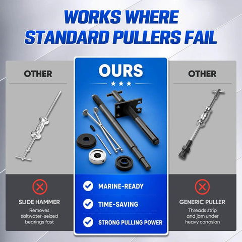 Drop Dead Simple Gimbal Bearing Puller And Installer Jig For Alpha Alpha One Mr Bravo Omc Cobra Volvo Sterndrives parts comparison image.