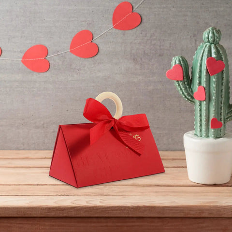Valentine Day Candy Boxes With Handles Pack Of 20 Portable Paper Wrapping Boxes For Showers And Birthday Parties Perfect Party Favors