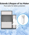 Opal Nugget Ice Maker with filter insert detail, extending appliance lifespan, P4INKFILTR compatible for GE Opal Ice Makers.