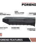 Ambidextrous 12 Gauge Pump Shotgun Buttstock And Forend Combo Pack With Easy No Gunsmithing Install In Black Tough Build