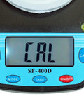 Digital Precision Scale 500G X 0.01G With Beefy Platform, calibration display, mode, tare, power buttons visible