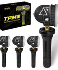 Pre Programmed 433MHz TPMS Sensor for Chevy and GMC Rides Direct Fit Fits Malibu Camaro Cruze Impala Traverse Silverado 1500 2500 3500 Blazer Trailblazer Volt Acadia Sierra 1500 OE 13598773, black sensor