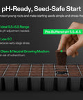 Hand placing Seed Rooter Plugs For Seedlings And Cuttings, 40 Cube Pack Optimizes Germination into tray, pH 5.5-6.5 visible