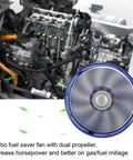 Dual Turbine Air Intake Booster With Aluminum Alloy Construction And Rubber Seals For Auto Use Boost Throttle Response