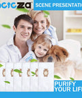 Family with dog beside six pack Kirby vacuum dust bags cloth style F replacement for Avalir Sentria Ultimate G Diamond Edition and more