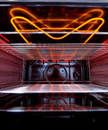 Glowing oven interior with Premium Oven Bake Element Replacement For 30 Inch Electric Range Easy Install Durable Build Compatible