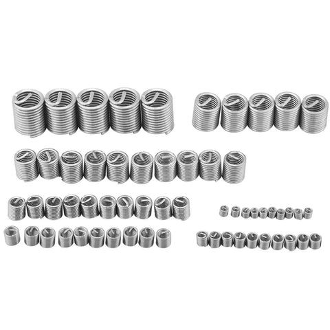 60pcs Premium Thread Repair Kit With Stainless Steel Inserts For Screw Holes Fix, Restoring Worn Out Threads And Boosting Durability In Your Gear Without hassle, assorted inserts