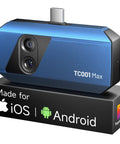 Dual Lens Thermal Camera For Iphone Ipad And Android With 512 By 384 Thermal Resolution And 256 By 192 IR Resolution USB C Compatible