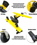 Beast Mode 21 Ton Electric Hydraulic Pipe Bender With Ten Steel Dies For Seven Eighths Through Four Inch Round Tubing Ninety Degree Bend Heavy Duty Garage Workhorse 110V showing die fixing and distance adjustment features.