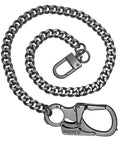 Beefy Wallet Chain For Men With Lockable Carabiner And Tungsten Steel Car Window Breaker Heavy Duty Key Belt Clip Chain