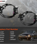 2Pcs Front Abs Wheel Speed Sensor Left Right Driver Passenger Straight Up Drop In Compatible 2002 2009 Chevy Trailblazer Gmc Envoy Buick Rainier easy swap cables with connectors.